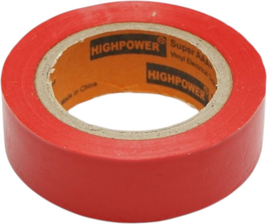 Highpower Insulation Tape 19mm x 9.14m Red