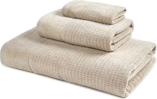Aigaion Beige Badetuch Aigaion Gewicht 600gr/m²