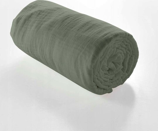 Douceur d'Intérieur Double Fitted Bed Sheet 140x190cm Angelia