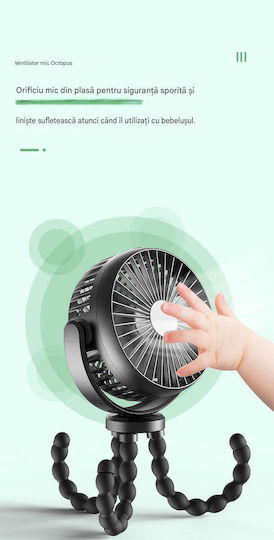 Ventilator USB Negru