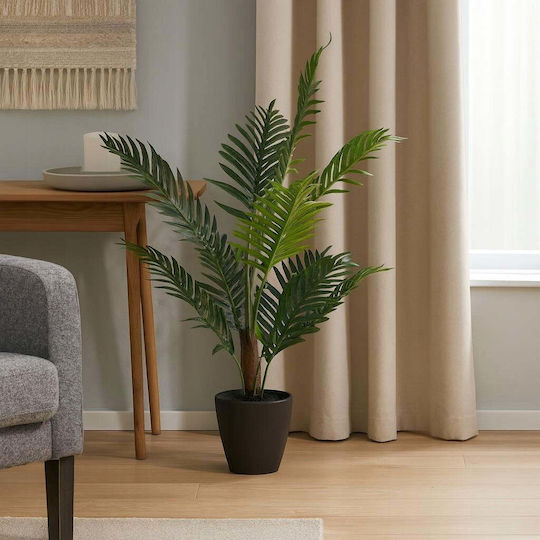 Black Potted Palm Tree 85cm