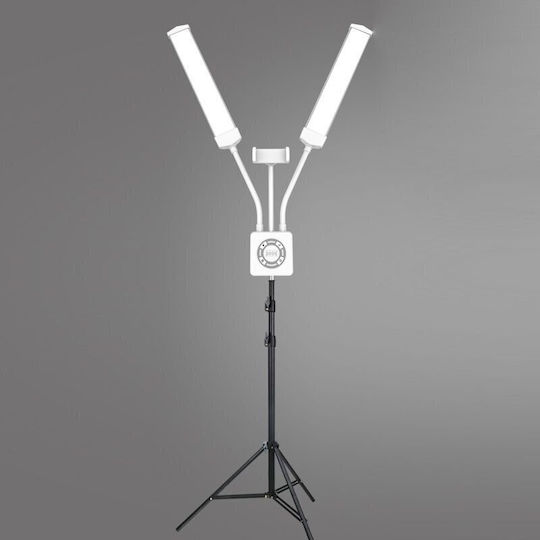 Michael Marinelli Lampă LED Dublă Flexibilă pentru Fotografie Estetică Video 40W + Telecomandă M46 Albă