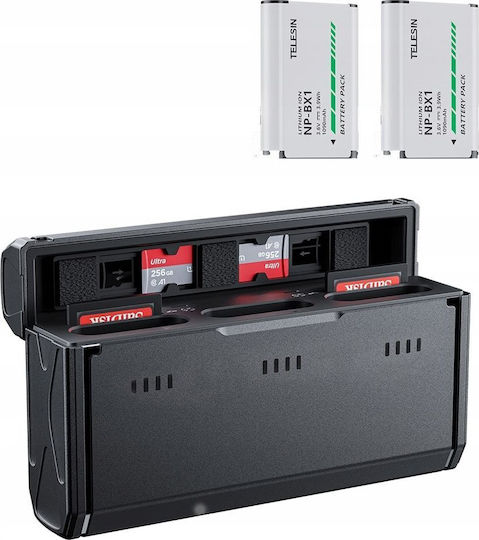 Telesin Netzadapter Kompatibel mit Sony