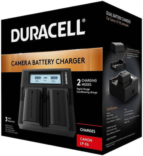 Duracell Двойно захранване Съвместим с Canon