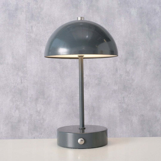 Boltze Metallisches Tischlampe LED mit Grau Hut und Basis