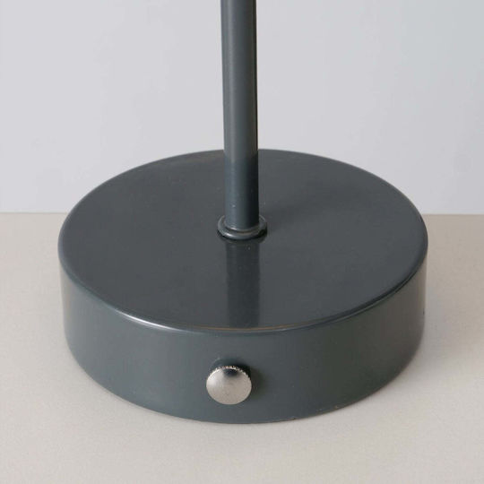 Boltze Metallisches Tischlampe LED mit Grau Hut und Basis