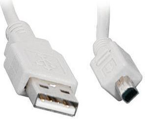 Logo Collection USB 2.0 Kabel USB-A-Stecker - Mini-USB-A-Stecker Schwarz 2m