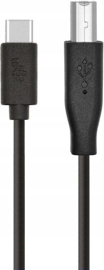 TB Touch USB 2.0 Cable USB-A Male - USB-B Male Black 1.8m