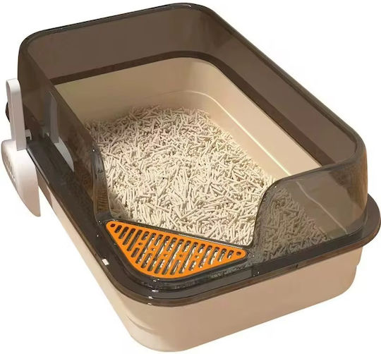 Pet's Choice Katzenklo mit Sieb Weiß M61 x P40.5 x H25cm