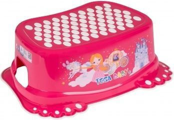 Tega Baby Single Kids Step Stool White
