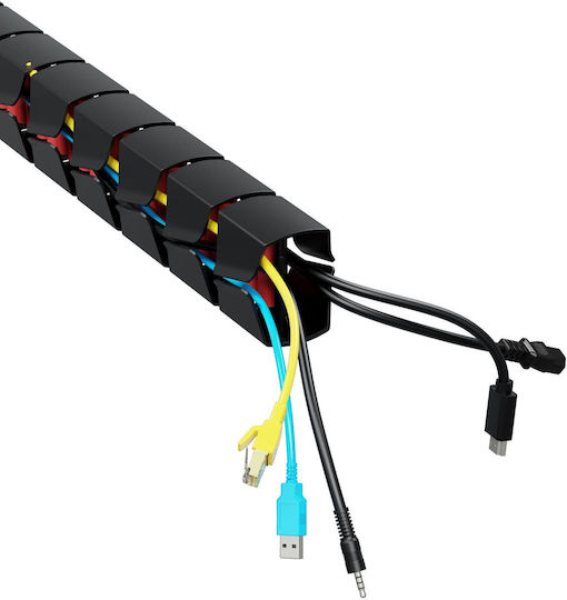 Powerton Kabelhalterung Schwarz WPECM7B 1 Stück