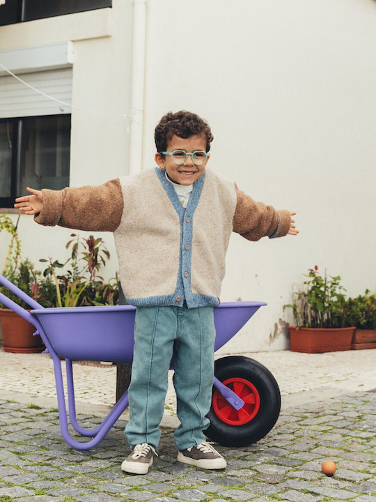 Kids Knitted Multicolour Cardigan