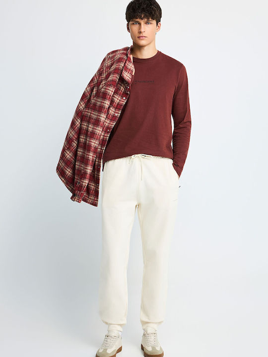 Sweatpants with Elastic Beige