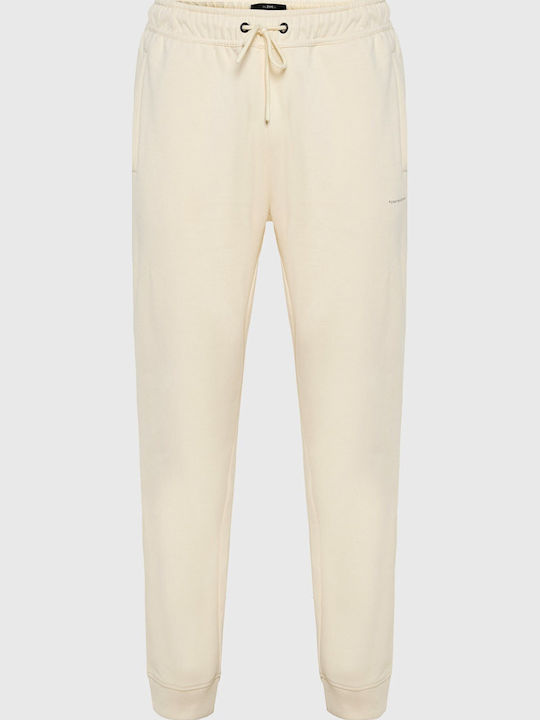 Sweatpants with Elastic Beige