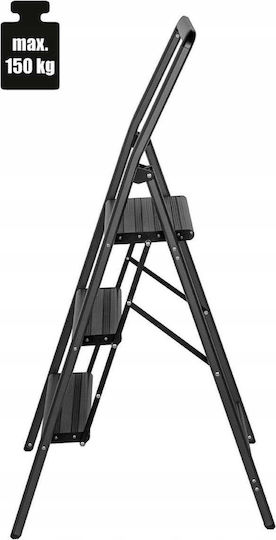 Wenko Leiter Aus Aluminium mit 3 Stufen