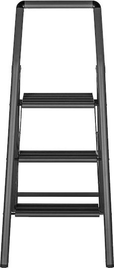 Wenko Aluminium-Leiter mit 3 Stufen