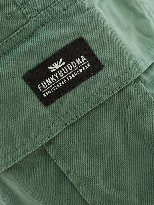 Men's Cargo Shorts Forest Green FBM009-002-03-Forest Green