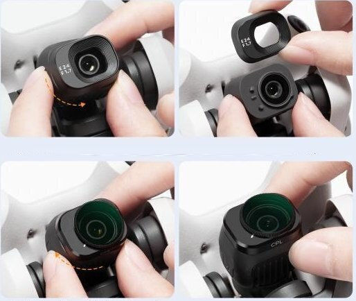 Polarizing Filter Kf Cpl Dji Mini 4 Pro Drone K&f Concept Nano-x Kf01.2497