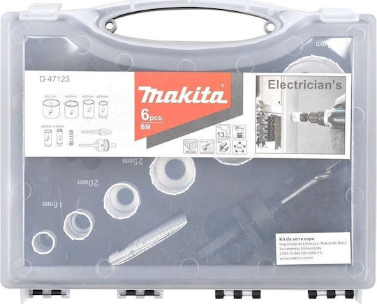 Makita Satz Lochsägen Trockenschnitt mit Durchmesser 51mm