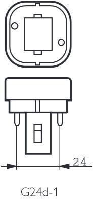 Philips Philips Leuchtstofflampe Für G24d-1 Sockel Mit Warmes Weiß Licht 13W
