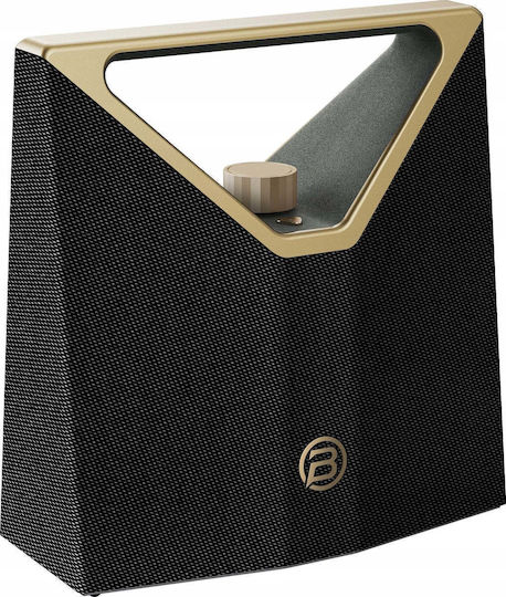 Brief Plus Bluetooth Lautsprecher 80W mit Betriebszeiten bis zu 12 Stunden Schwarz / Gold