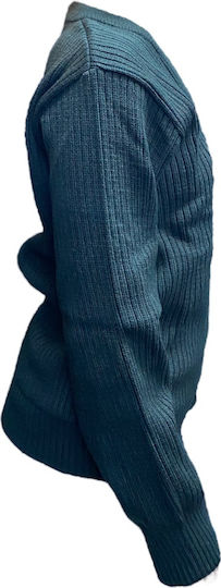AETOS Pullover mit V-Kragen in Khaki
