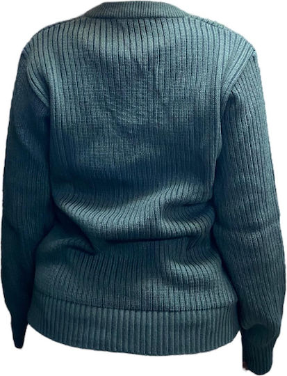 AETOS Pullover mit V-Kragen in Khaki