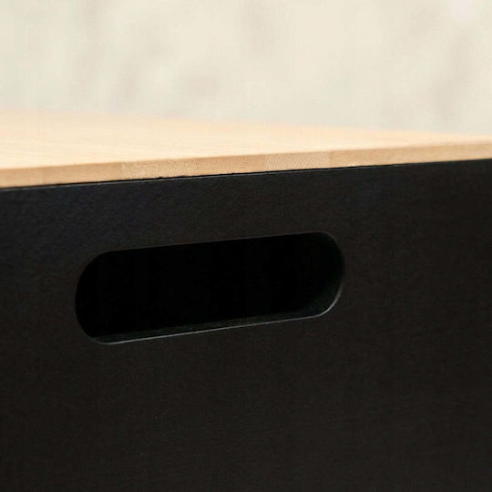 Edaxo Plastic Black Lunch Box
