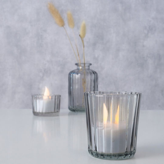 Boltze Set Glass Vases Tolka Transparent 5.5xH10cm