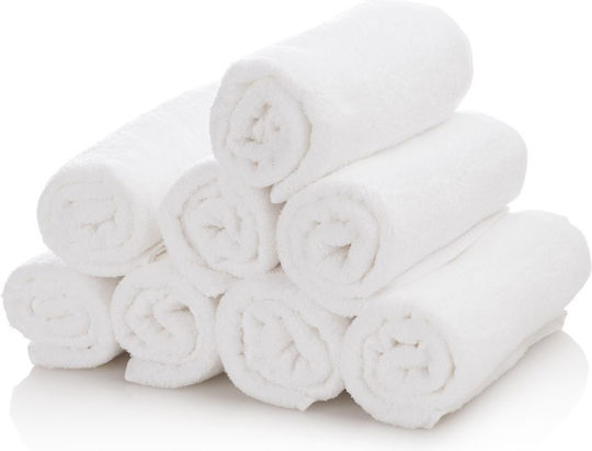 Хавлиени кърпи Ватени Salon Pro Terry Tekno Towel White 50х90cm 12 Тeмaки 370.339