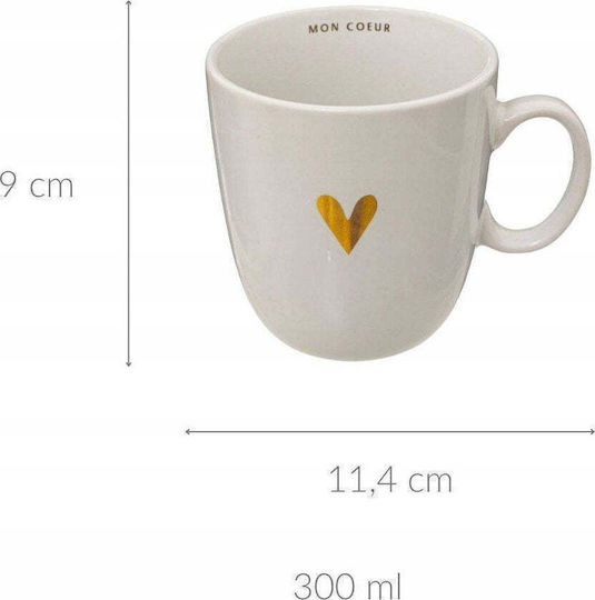 Secret de Gourmet White Ceramic Mug 300ml