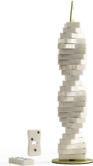 Umbra Decor Pentru Masă Domino Spintile Auriu 7,6x7,6x30,4 Cm