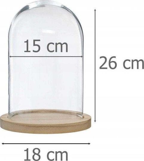 Atmosphera Dekorative Nummer aus Glas 19x19cm