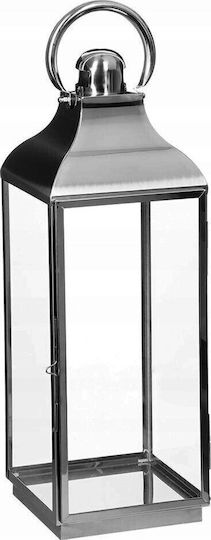 Atmosphera Set Laternen Glas Silber 3Stücke