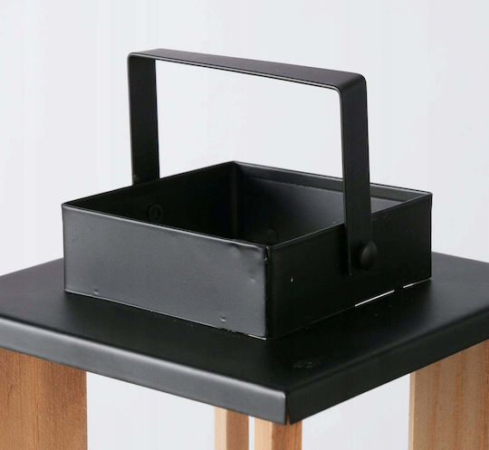 Boltze Metallische Schwarze Laterne 16.2x16.2x28cm