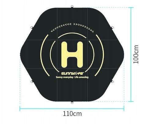 Double-Sided Foldable Landing Pad Sunnylife 110cm