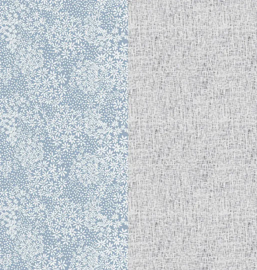 Cokitex Marta Pansy Set Bed Sheets Super King 230x260cm Denim 4 Pieces
