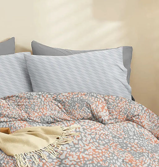 Cokitex Set Bed Sheets Single 165x260cm Apricot 3 Pieces