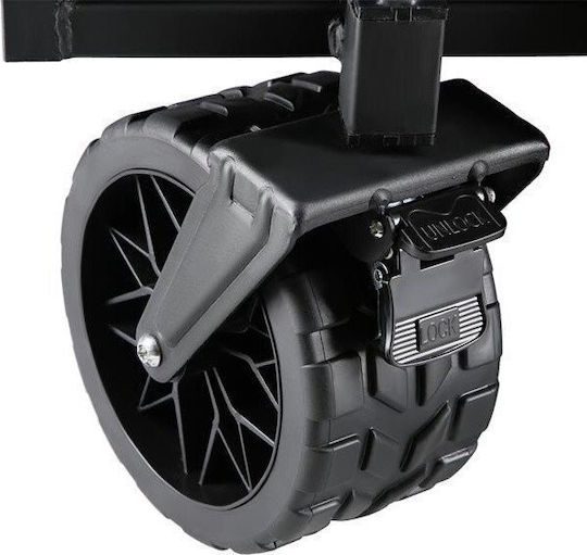 Nils Transport Trolley for Load Weight up to 100kg in Black Colour