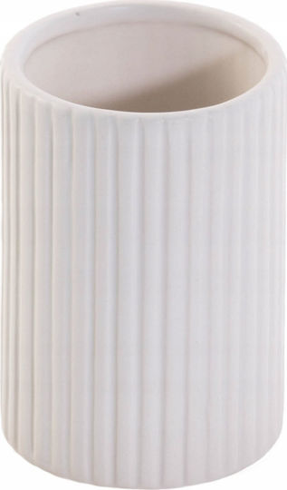 Bathroom Solutions Badezimmerzubehör-Set Keramik Grau 4 Stück