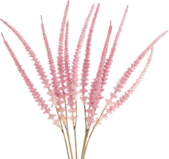 Artificial Garden Pale Pink Sage Bouquet Decorative Artificial Bouquet Ear Soft Pink Height 50cm