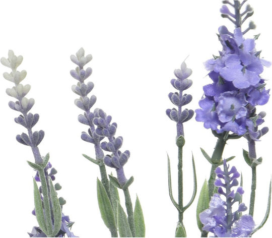 Plantă Artificială în Ghiveci Mic Lavanda Black 12cm Interni Oggi