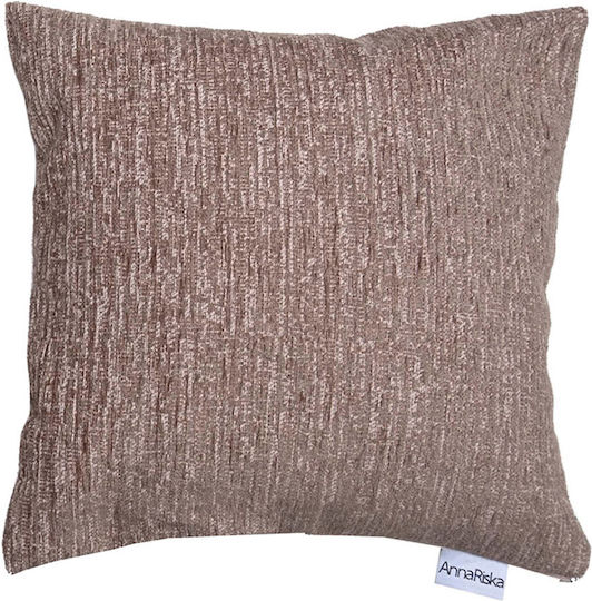 Anna Riska Διακοσμητική Μαξιλαροθήκη Beige 42x42εκ.
