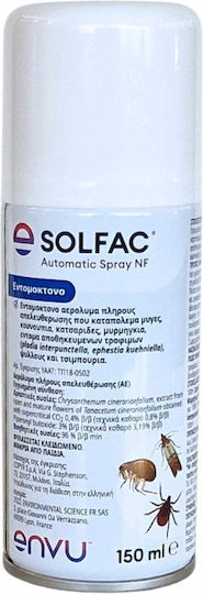 Envu Solfac Insecticide Spray for Cockroaches / Ants / Bed Bugs / Mosquitoes / Flies / Fleas 150ml