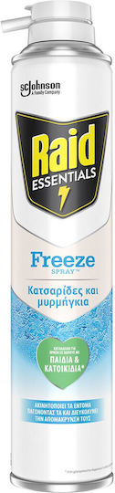 Raid Essentials Freeze Инсектицид спрей за Кърлежи / Мравки 350мл