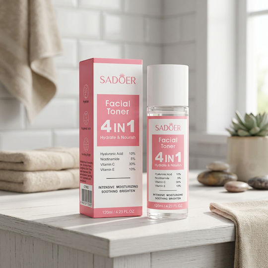 Lichid Tonifiant pentru Față cu Niacinamidă și Acid Hialuronic 120ml