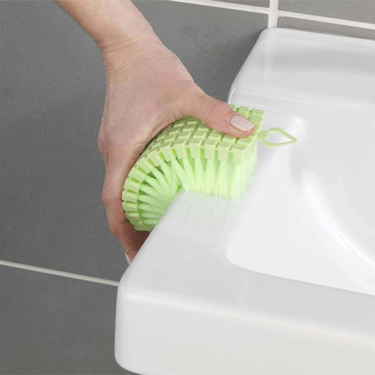 Maximex Plastic Cleaning Brushes with Handle for Multicoloured 4 Pieces