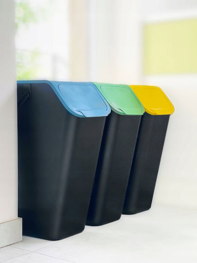 Practic Plastic Recycling Bin 35lt Grey