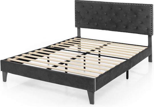 Bett King Size für Matratze 200x200cm Gray Bett King Size für Matratze 200x200cm Gray