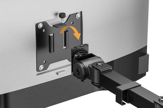 Mozos MS03 Desk Mount for 2 Screens up to 32" with Extension Arm